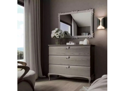 Kommode Spiegel Schrank Luxus Kommoden Regal Konsole Möbel Set 2tlg.