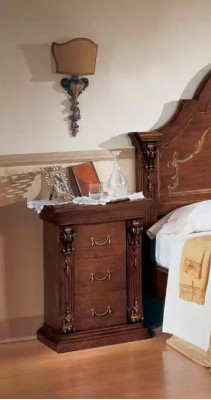 Luxuriöse Design Nachttisch Beistelltische Schlafzimmer Holz Luxus Konsolen