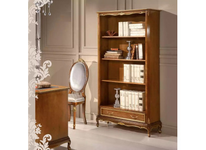 Bücherregal für das Wohnzimmer Klassische braune Möbel Holzregale