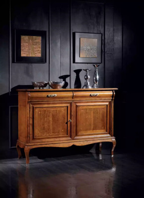 Klassisches Sideboard Braune Wohnzimmer Kommode Luxus Regale Möbel Neu