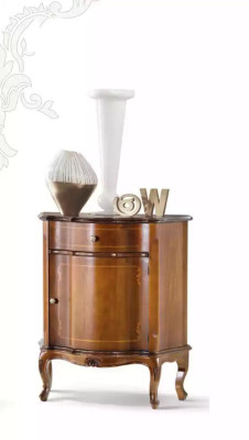Klassische Braune Kommode Schlafzimmer Möbel Designer Beistellkonsole