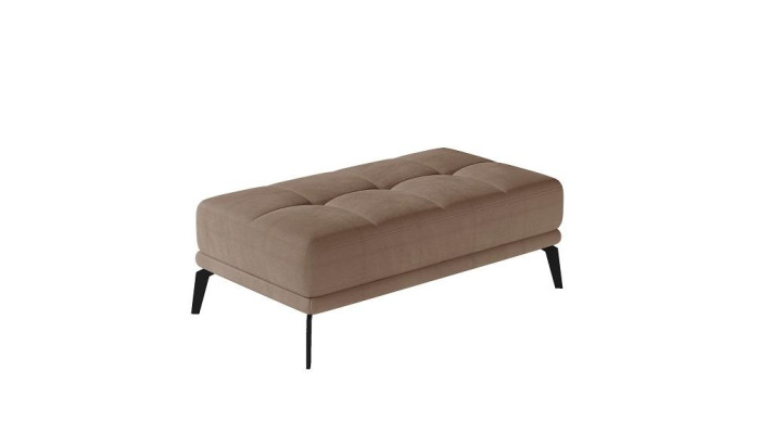 Lounge Fußhocker Hocker xxl Club Ottomane Pufa Leder Textil Ottoman Designer Neu