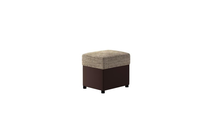 Hocker Polsterhocker Fuß Ablage Möbel Wohnen Sitzbänke Sitz Textil Grau