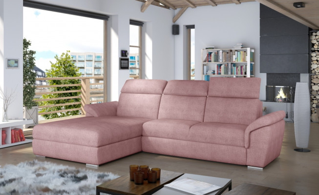 Couch Wohnlandschaft Eck Garnitur Design Modern Sofa L-Form Stoffsofas Textil