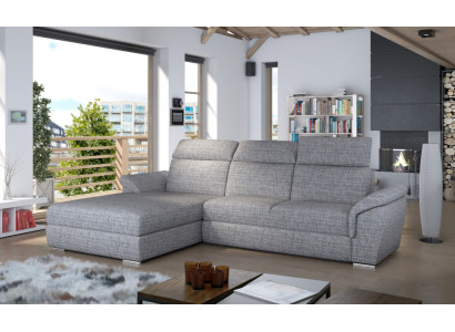Couch Wohnlandschaft Eck Garnitur Design Modern Sofa L-Form Stoffsofas Textil