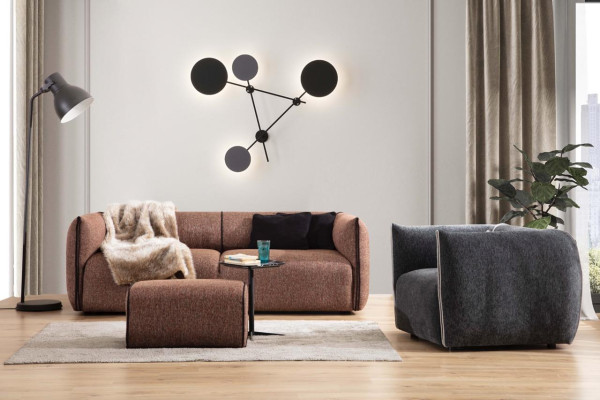Sofagarnitur Couch Set 4+3+1 Sitz Möbel Gruppe Garnitur Sets 3tlg Neu