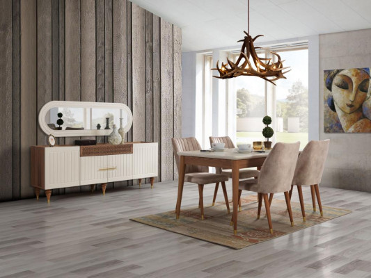 Esstisch Esszimmer Stil Modern Design Tisch Holz Möbel Luxus Tische