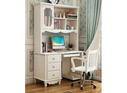 Landhaus Schreibtisch Sessel Bürotisch PC Tisch Schreibtische 2tlg. Tische Neu