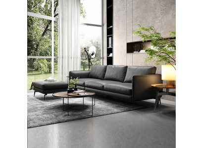 Ledersofa Couch Wohnlandschaft Garnitur Design Modern Sofas Sofa 3 Sitzer