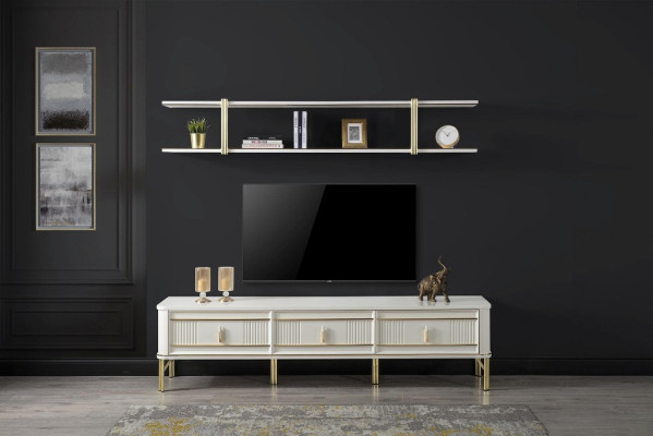 tv Ständer Kommode rtv Ständer Holztisch Wandregal modernes Design neu