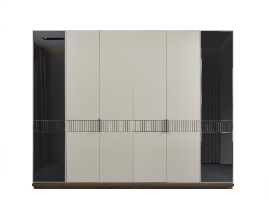 Kleiderschrank Schrank Luxus Holz Schränke Design Möbel Schlafzimmer Weiß Neu