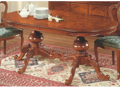 Tisch Ovaler Esstisch Italienische Möbel Esszimmer Tische Holz Braune Tische Neu