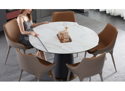 Ein stilvoller runder Esstisch für Ihr Esszimmer im modernen Stil