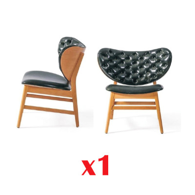 Esszimmer Lehnstuhl Polster stuhl ohne Armlehne Luxus Sessel Wohnzimmer