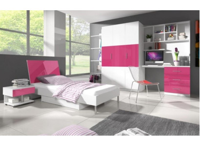 Regal Bücherschrank Eckschrank Schrank Holz für Kinderzimmer Jugendzimmer Möbel