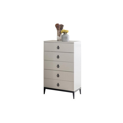 Hellgraues Schlafzimmer Set Komplett Möbel Bett Kleiderschrank Nachttische 7tlg