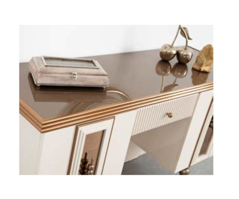  Schminktisch Kommode Konsole Kommoden Holz Modern Schlafzimmer Beige