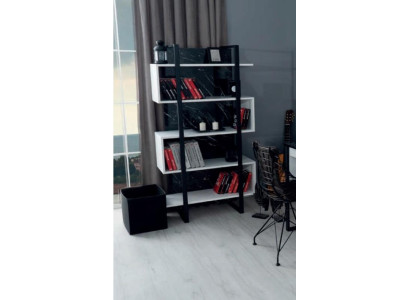 Bücherregal Weiß Möbel Holz Metall Kinderzimmer Regal Design Modern Luxus Neu