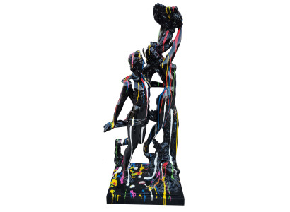 Designer Abstrakte Dekoration Moderne Figur Tanz Paar Skulpturen Gartenfiguren 
