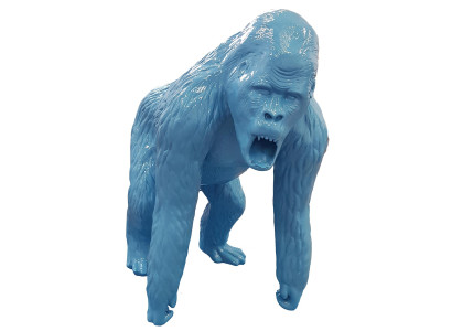 Gorilla Designer Figur Statue Moderne Figuren Statuen Dekoration Deko Garten Neu