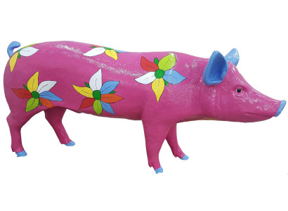Designer Figuren Moderne Dekorationen Garten Statue Skulptur Skulpturen Schwein