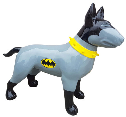 Designer Figur Statue Moderne Dekoration Hund Garten Figuren Skulptur Skulpturen