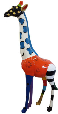 Designer Figuren Moderne Dekorationen Garten Giraffe Statue Skulptur Skulpturen