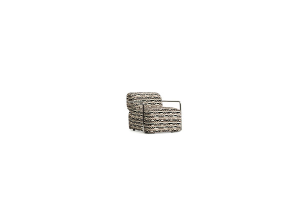 Sessel Luxus Wohnzimmer Möbel Textil Modern Relax Club 1 Sitzer Möbel