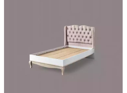 Bettdesign Chesterfield Jugendbett Holzmöbel mit weicher Polsterung 120x200cm