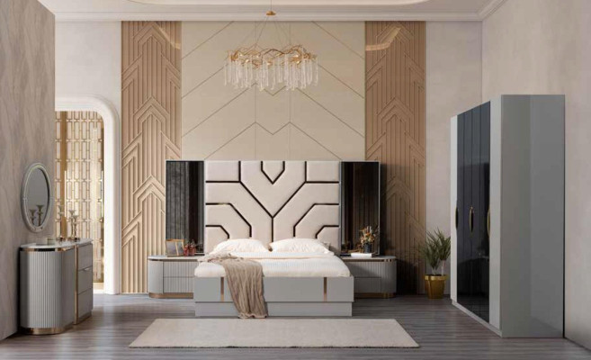Exklusiver Schlafzimmertraum: Designer-Möbel im modernen Stil