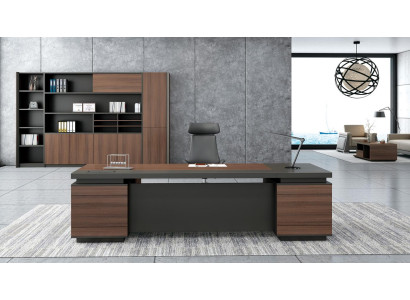 Chef Tisch Holz Tische Eckschreibtisch Bürotisch Arbeitstisch Büro Einrichtung