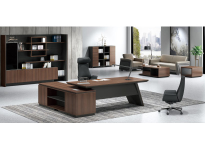 Büro Einrichtung Tisch mit Schubladen Arbeitszimmer Home Office