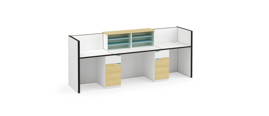 Empfangstheke Rezeption Tresen Praxis Büro Messe Empfang Hotel Tische theke Neu