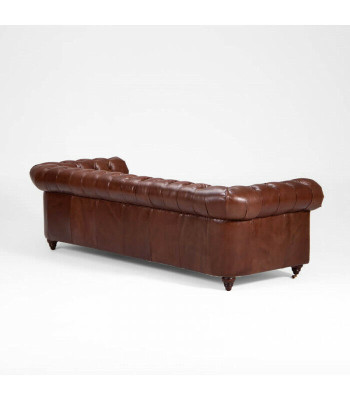 Sofagarnitur 3+1+1 Sitzers Klassische Luxus Chesterfield Sofa Leder