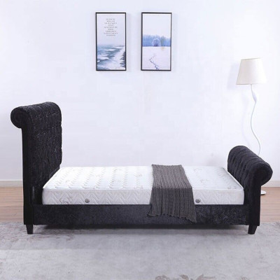 Schwarzes Schlafzimmer Chesterfield Bett Edles Schlafzimmer Bett