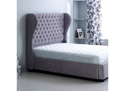 Chesterfield Designer Bett Schlafzimmer Textil Leder Polster 140/160/180/200cm