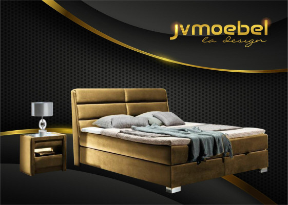 Bett 2x Nachttisch 3 tlg. Schlafzimmer Luxus Set Design Möbel Modern Betten Neu