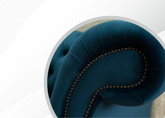 Design Sofa Chesterfield Polster Modern Textil Stoff Sofas 4 Sitzer Schlaf