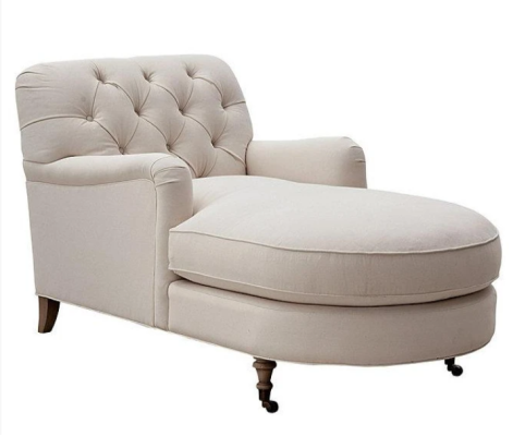 Beige Chaiselongue Chesterfield Möbel Liege Wohnzimmer Moderne