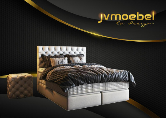 Bett 2x Nachttisch 3 tlg. Schlafzimmer Set Design Luxus Möbel Modern Betten Neu