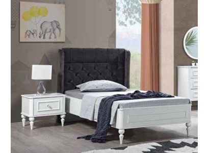 Jugend Bett Single Betten Chesterfield Schlafzimmer Möbel Gepolstert