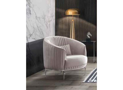 Sessel Luxus Einsitzer Couch Textil Sofa Polster Möbel Couchen Samt