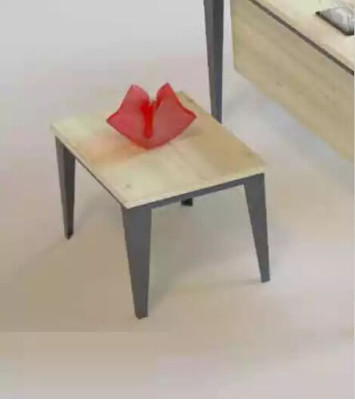 Büromöbel moderner Schreibtisch Couchtisch Kommode Beistelltisch 4tlg.