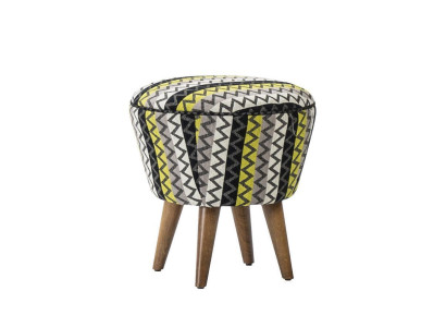 Bunter Hocker Puff Luxus Hocker Polstermöbel Sitzhocker Ottomane Brandneu