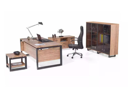 Büromöbel Schreibtisch Kommode Aktenschrank Couchtisch Einrichtung 4tlg.