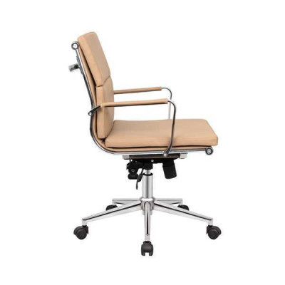 Luxuriöser Drehstuhl Beige Gaming moderner Einzelstuhl Bürostuhl Bürostuhl