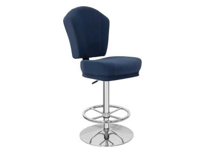Modern Barhocker Stuhl Designer Metall Esszimmerstuhl Hocker Bar Blau Neu
