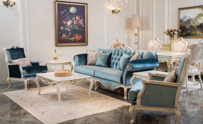 Sessel Sofas Sitz Stoff Wohnzimmer Textil Luxus Möbel Einsitzer Neu