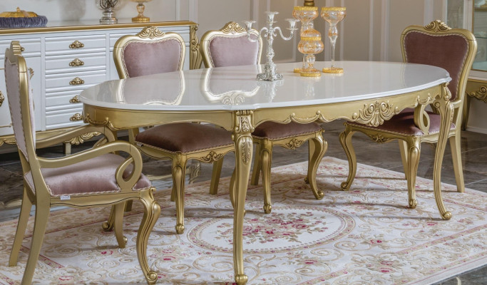 Esstisch Luxus Tisch Luxus Holztisch Italien Esszimmer Tische Klassische Möbel
