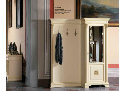 Garderobe Set mit Spiegel Wandregal Haken Schrank Kleiderständer Flur Garderoben